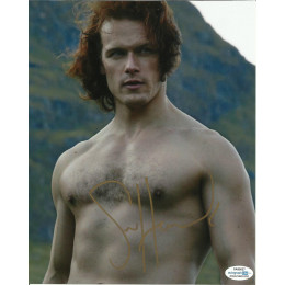 SAM HEUGHAN SIGNED OUTLANDER 8X10 PHOTO (11) ALSO ACOA CERTIFIED