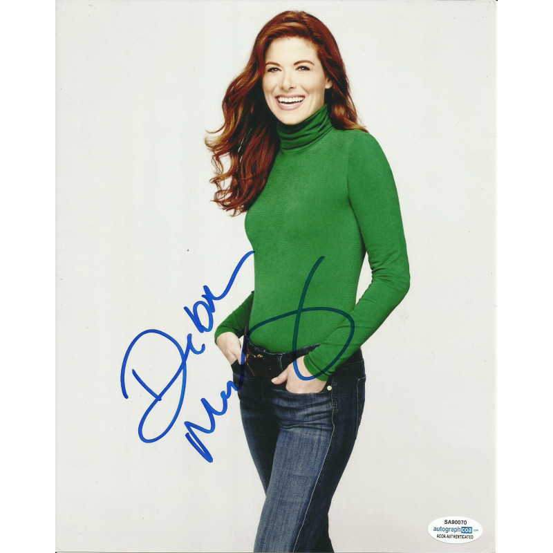 DEBRA MESSING SIGNED SEXY 10X8 PHOTO (5) ALSO ACOA CERTIFIED