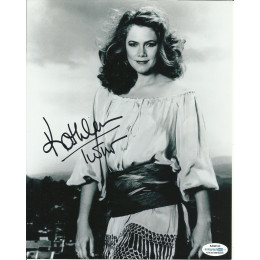 KATHLEEN TURNER SIGNED ROMANCING THE STONE 10X8 PHOTO (2) ALSO ACOA CERTIFIED