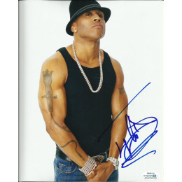 LL COOL J SIGNED COOL 8X10 PHOTO (1) ALSO ACOA CERTIFIED