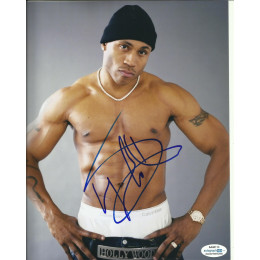 LL COOL J SIGNED COOL 8X10 PHOTO (2) ALSO ACOA CERTIFIED