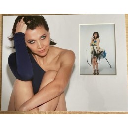 MAGGIE GYLLENHAAL SIGNED 14X11 SEXY PHOTO MOUNT