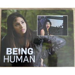 MEAGHAN RATH SIGNED 14X11 BEING HUMAN PHOTO MOUNT 