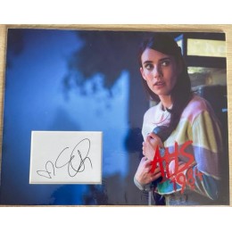 EMMA ROBERTS SIGNED 14X11 AMERICAN HORROR STORY PHOTO MOUNT