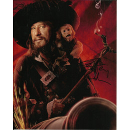 GEOFFREY RUSH SIGNED PIRATES OF THE CARIBBEAN 8X10 PHOTO (2)