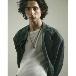 TIMOTHEE CHALAMET SIGNED 8X10 PHOTO (6)