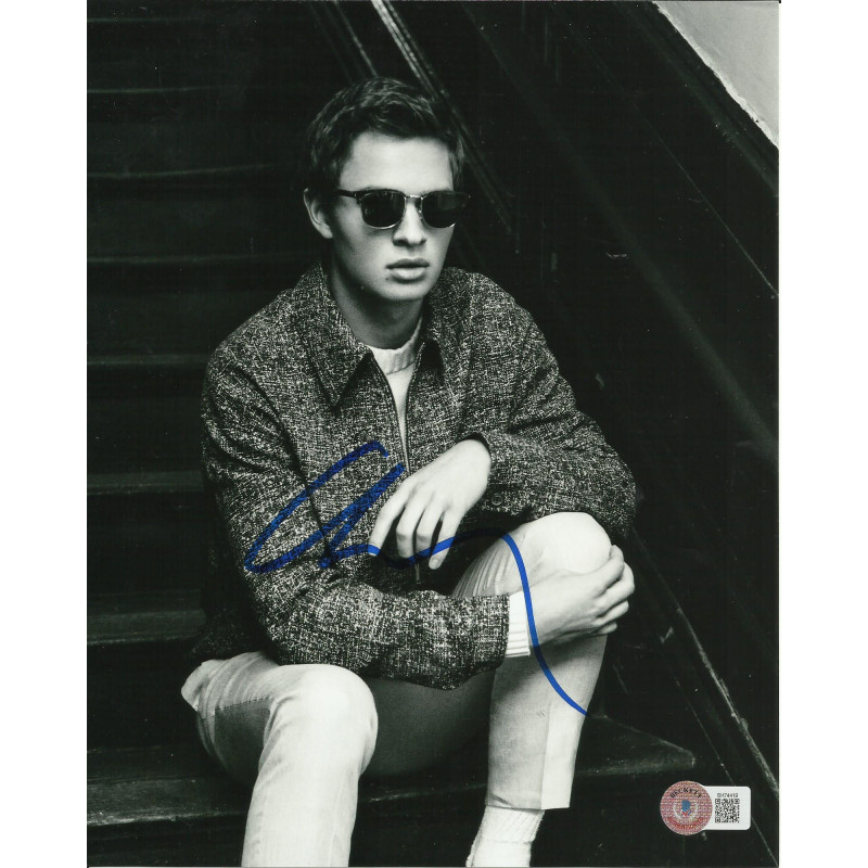 ANSEL ELGORT SIGNED COOL 8X10 PHOTO (3) ALSO BECKETTS COA