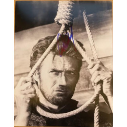 CLINT EASTWOOD SIGNED WESTERN 14X11 PHOTO (2) ALSO ACOA