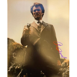 CLINT EASTWOOD SIGNED DIRTY HARRY 14X11 PHOTO (3)