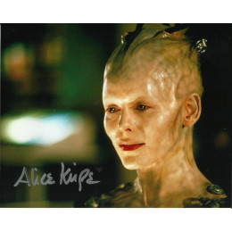 ALICE KRIGE SIGNED STAR TREK 8X10 PHOTO (2)