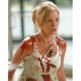 SARAH POLLEY SIGNED DAWN OF THE DEAD 10X8 PHOTO 