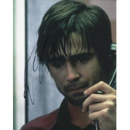 COLIN FARRELL SIGNED PHONE BOOTH 8X10 PHOTO