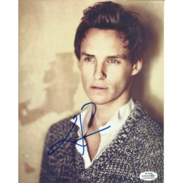EDDIE REDMAYNE SIGNED COOL 8X10 PHOTO (5) ALSO ACOA CERTIFIED