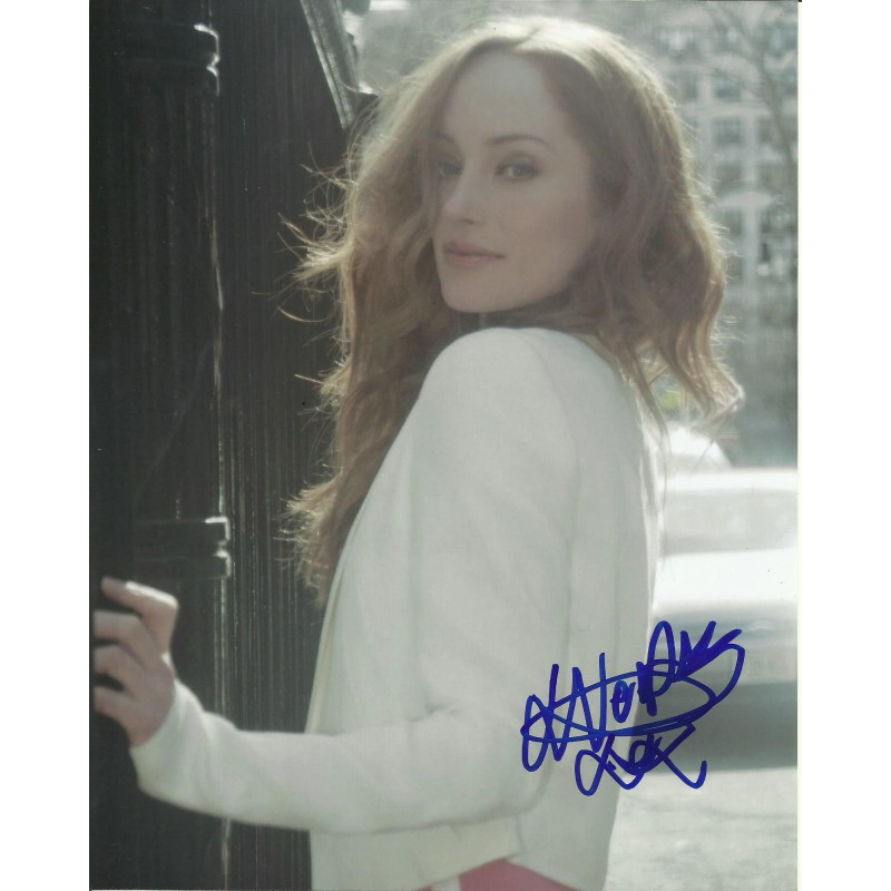 LOTTE VERBEEK SIGNED SEXY 10X8 PHOTO 