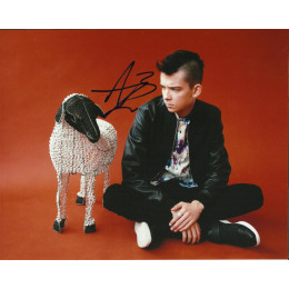 ASA BUTTERFIELD SIGNED COOL 8X10 PHOTO (3)