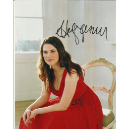 HAYLEY ATWELL SIGNED SEXY 10X8 PHOTO (4)