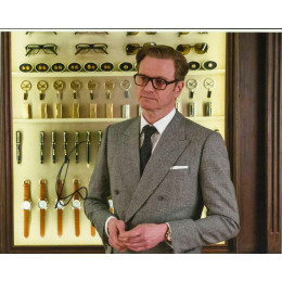 COLIN FIRTH SIGNED KINGSMAN 10X8 PHOTO (3)