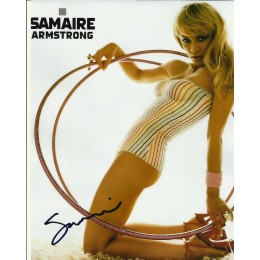 SAMAIRE AMSTRONG SIGNED SEXY 10X8 PHOTO (3)