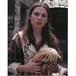 HAYLEY ATWELL SIGNED SEXY 10X8 PHOTO (2)
