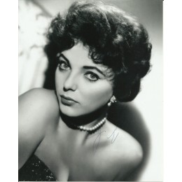 JOAN COLLINS SIGNED SEXY YOUNG 10X8 PHOTO (2)