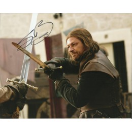 SEAN BEAN SIGNED GAME OF THRONES 8X10 PHOTO (8)