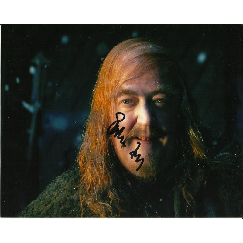 STEPHEN FRY SIGNED THE HOBBIT 8X10 PHOTO 