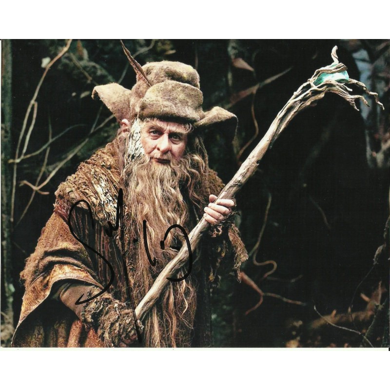 SYLVESTER McCOY SIGNED THE HOBBIT 8X10 PHOTO (2)