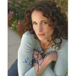 ANDIE MacDOWELL SIGNED SEXY 10X8 PHOTO (3)