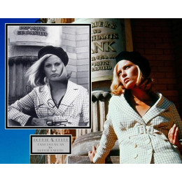 FAYE DUNAWAY SIGNED BONNIE AND CLYDE PHOTO MOUNT UACC REG 242 