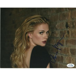ANNA PAQUIN SIGNED SEXY 10X8 PHOTO (1) ALSO ACOA CERTIFIED