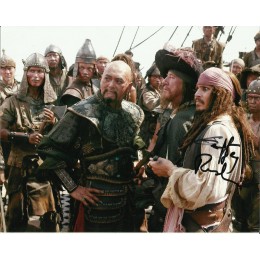 GEOFFREY RUSH SIGNED PIRATES OF THE CARIBBEAN 8X10 PHOTO (1)