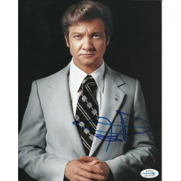 JEREMY RENNER SIGNED AMERICAN HUSTLE 8X10 PHOTO  ALSO ACOA CERTIFIED