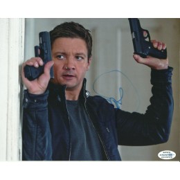 JEREMY RENNER SIGNED BOURNE LEGACY 8X10 PHOTO  ALSO ACOA CERTIFIED