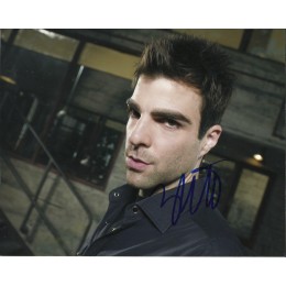ZACHARY QUINTO SIGNED HEROES 8X10 PHOTO (2)
