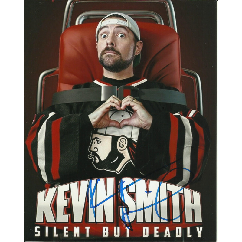 KEVIN SMITH SIGNED COOL 8X10 PHOTO (2) 