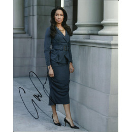 GINA TORRES SIGNED SEXY SUITS 10X8 PHOTO (2)