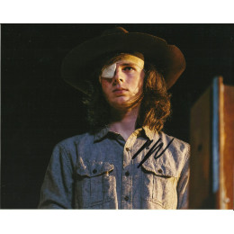 CHANDLER RIGGS SIGNED THE WALKING DEAD 8X10 PHOTO (3)
