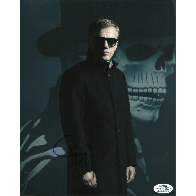 CHRISTOPH WALTZ SIGNED SPECTRE 8X10 PHOTO (2) ALSO ACOA CERTIFIED