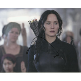 JENNIFER LAWRENCE SIGNED THE HUNGER GAMES 8X10 PHOTO (5)