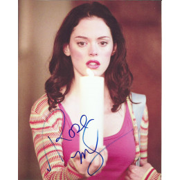 ROSE McGOWAN SIGNED SEXY CHARMED 10X8 PHOTO (1)
