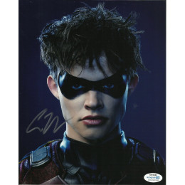 CURRAN WALTERS SIGNED TITANS 8X10 PHOTO (9) ALSO ACOA CERTIFIED