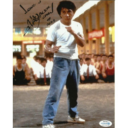 JACKIE CHAN  SIGNED 8X10 PHOTO ALSO ACOA CERTIFIED (2)