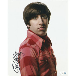 SIMON HELBERG SIGNED THE BIG BANG THEORY 8X10 PHOTO (3) ALSO ACOA CERTIFIED