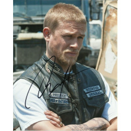 CHARLIE HUNNAM SIGNED SONS OF ANARCHY 8X10 PHOTO (7)
