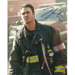 TAYLOR KINNEY SIGNED CHICAGO FIRE 8X10 PHOTO (2) 