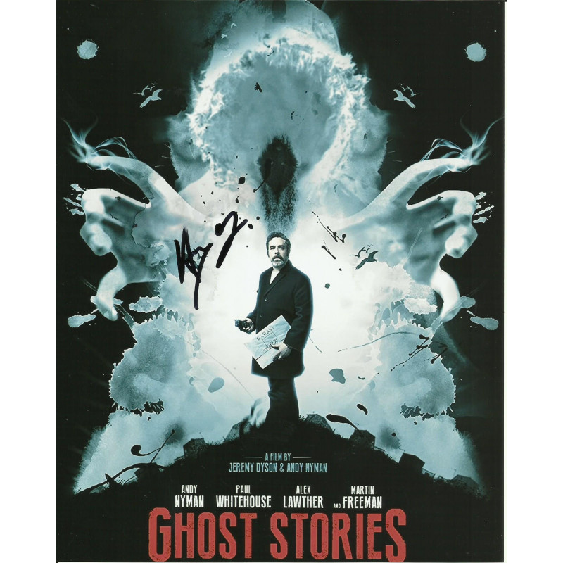 ANDY NYMAN SIGNED GHOST STORIES 8X10 PHOTO (1)