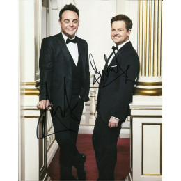 ANT AND DEC SIGNED 8X10 PHOTO 