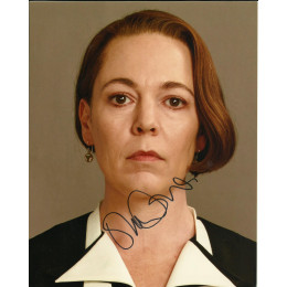 OLIVIA COLMAN SIGNED MURDER ON THE ORIENT EXPRESS 10X8 PHOTO 