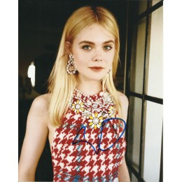 ELLE FANNING  SIGNED SEXY 10X8 PHOTO (2)