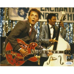 Michael J Fox Signed Back to the Future Signed Photo (1) also ACOA certified